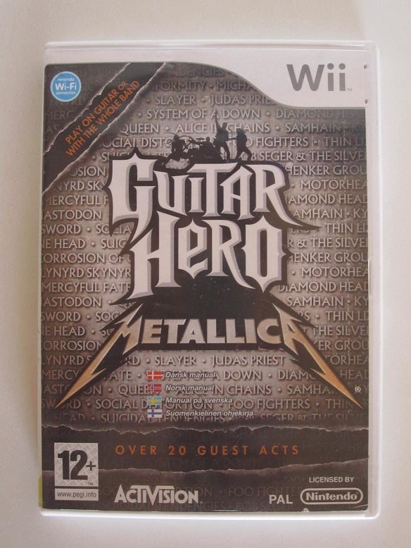 Guitar Hero "Metallica" Nintendo