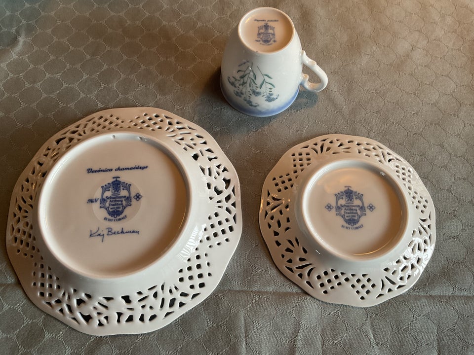 Porcelæn Ældre Kaffestel Stel