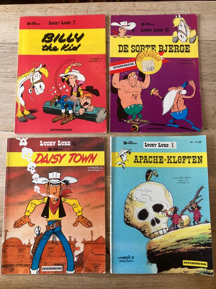 Lucky Luke, Tegneserie