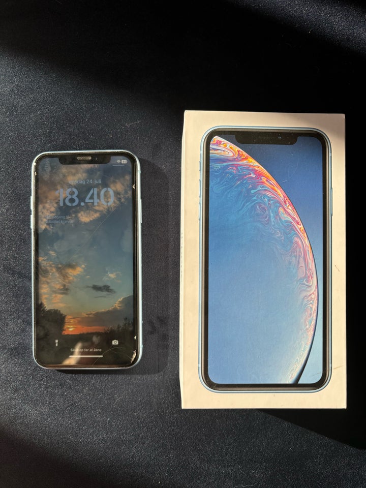 iPhone XR 128 GB blå