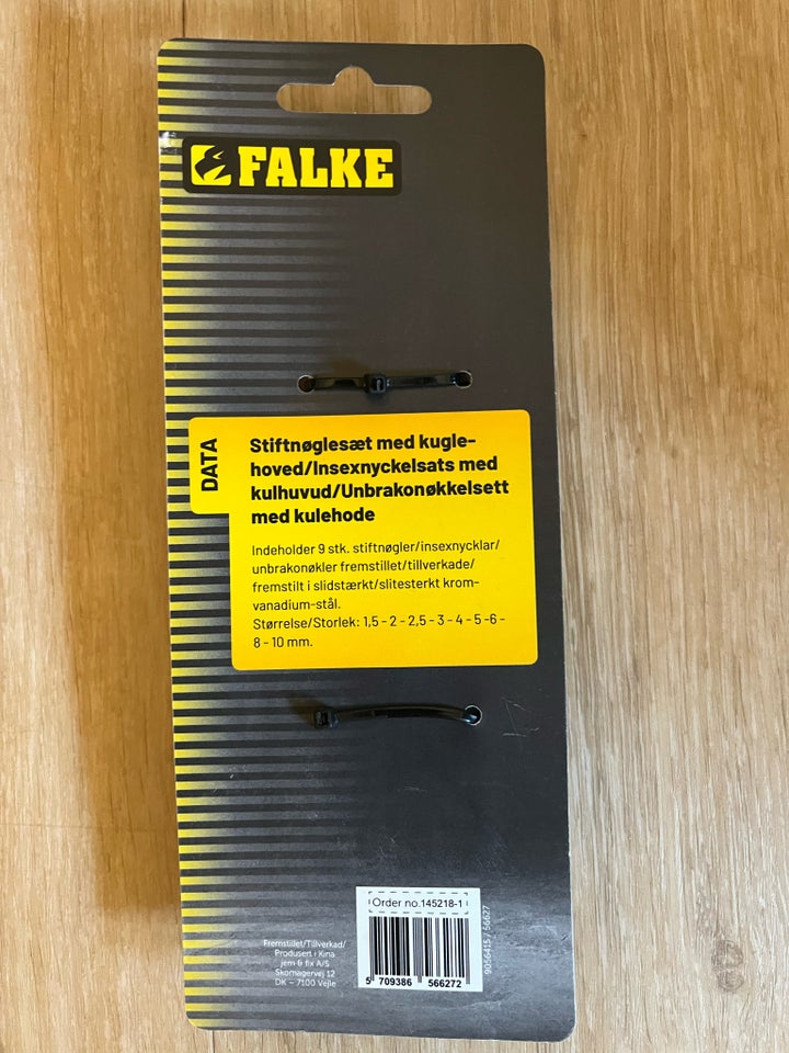 Umbraco nøglesæt, Falke