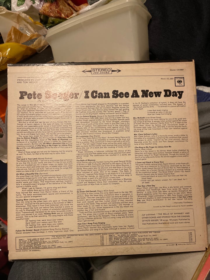 LP, Pete Seeger, I Can see a New Day