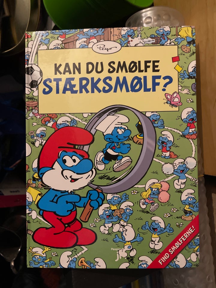 Kan du smølfe Stærksmølf, Peyo