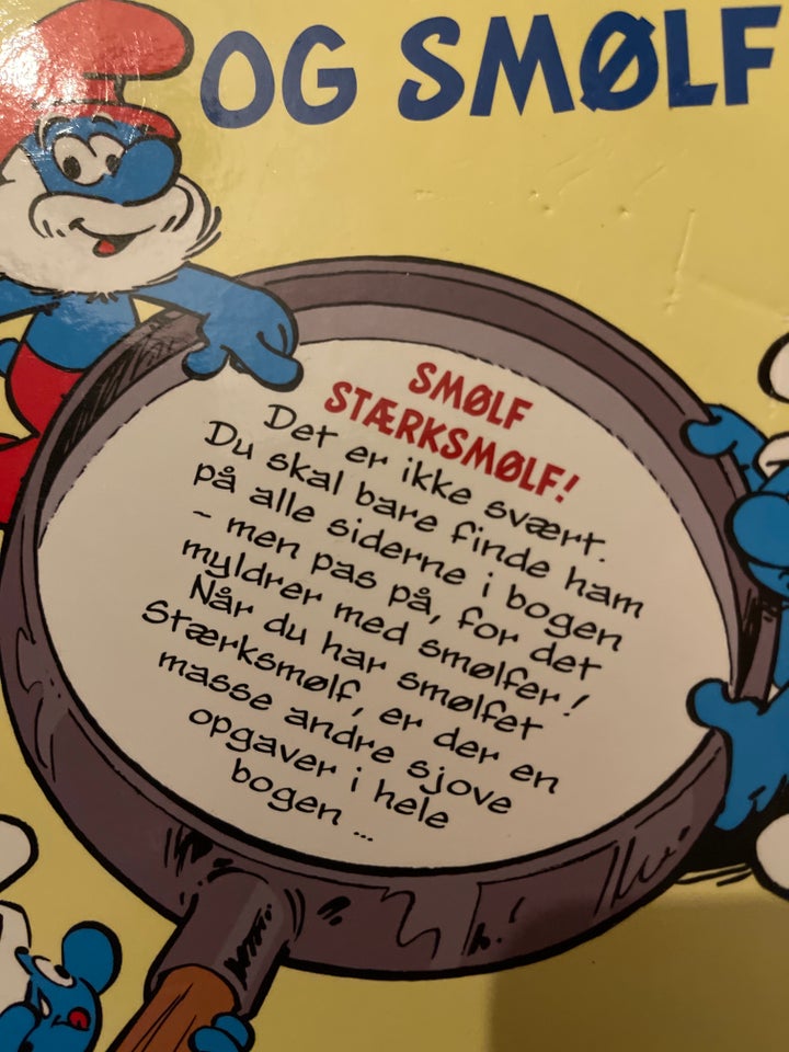 Kan du smølfe Stærksmølf, Peyo