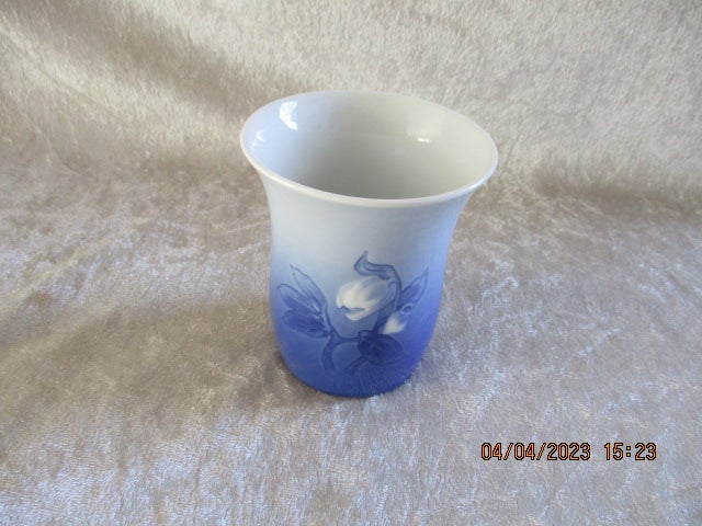 Porcelæn Vase B  G / Julerose