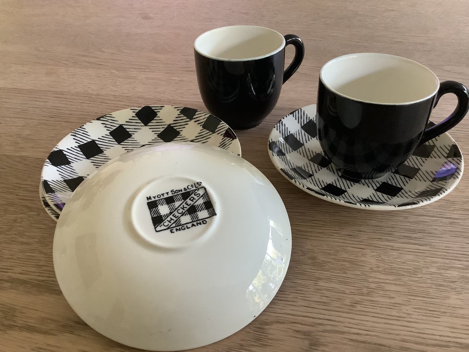 Porcelæn Mocca kopper Retro