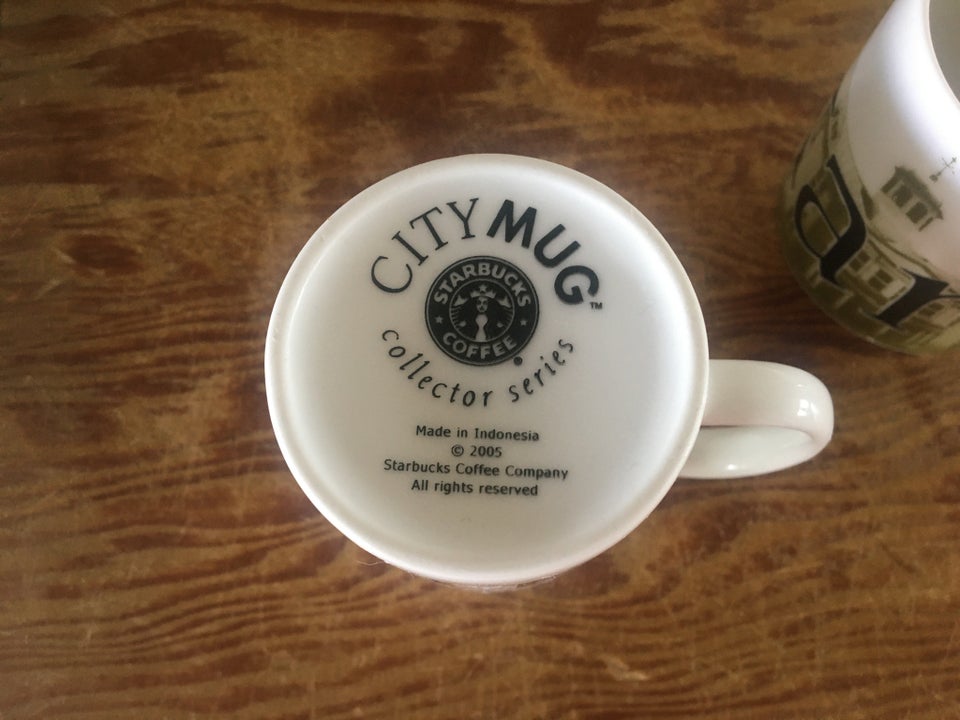 Porcelæn Starbucks city mug 1 dl