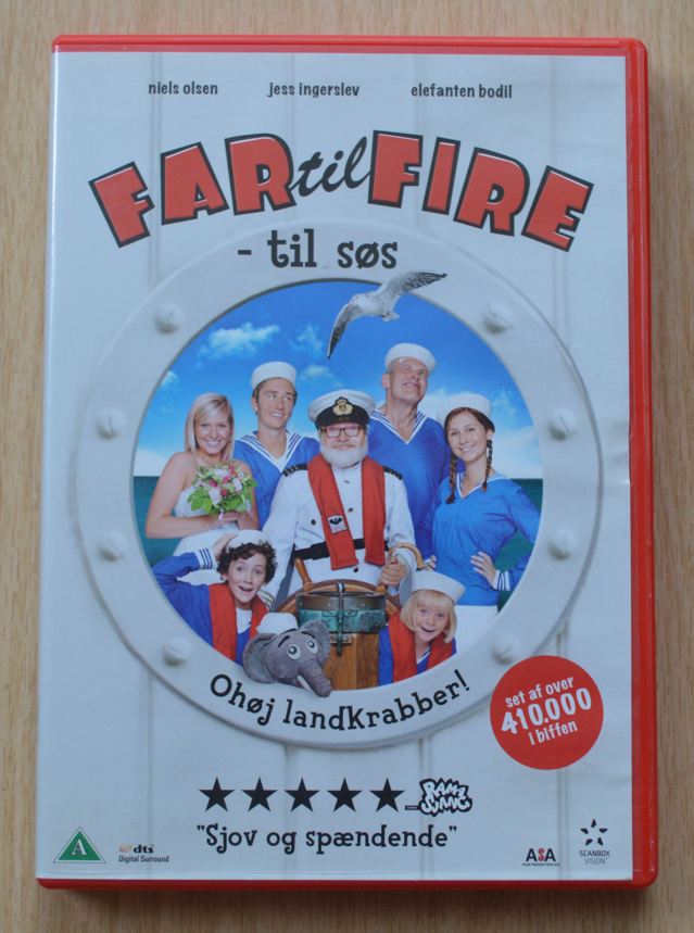 Far til fire til søs, DVD, komedie