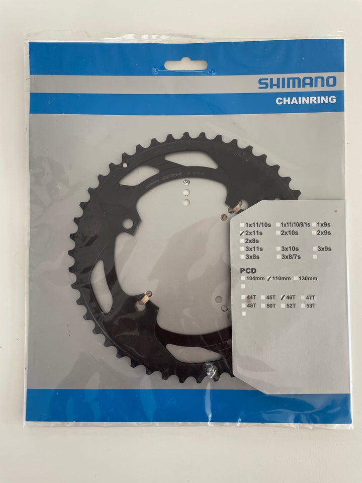 Klinge, Shimano GRX - 46 tands