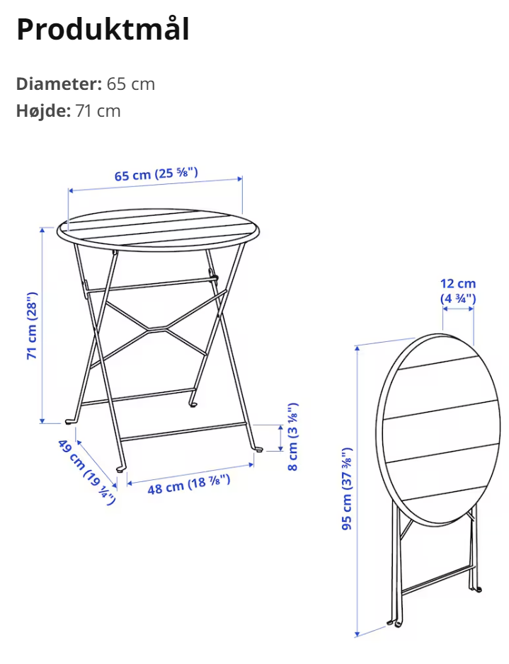 Havebord