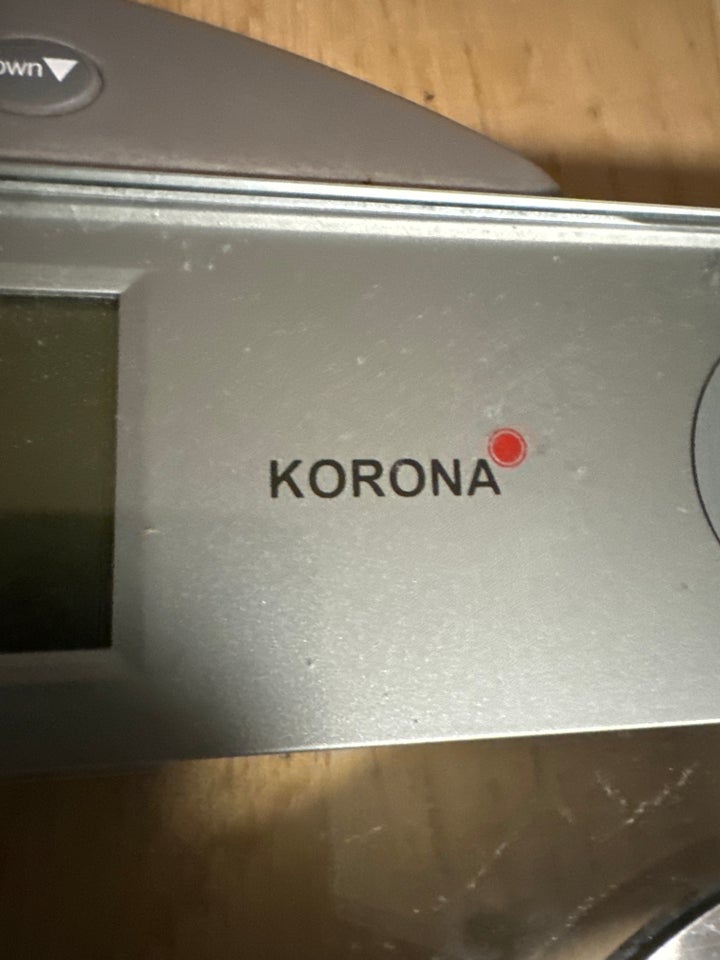 Badevægt, Korona