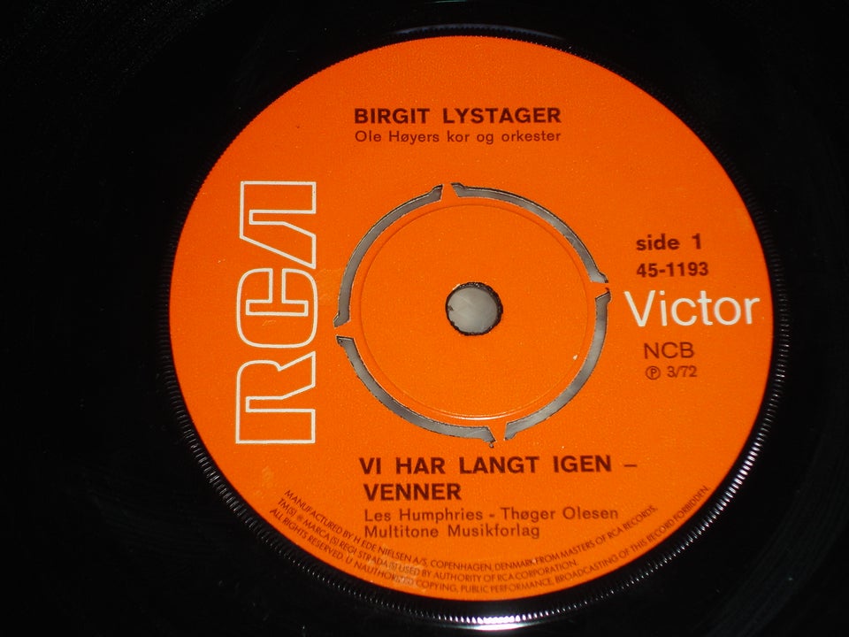 Single, Birgit Lystager – Vi Har