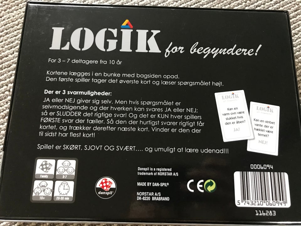 Logik for begyndere!, quizspil