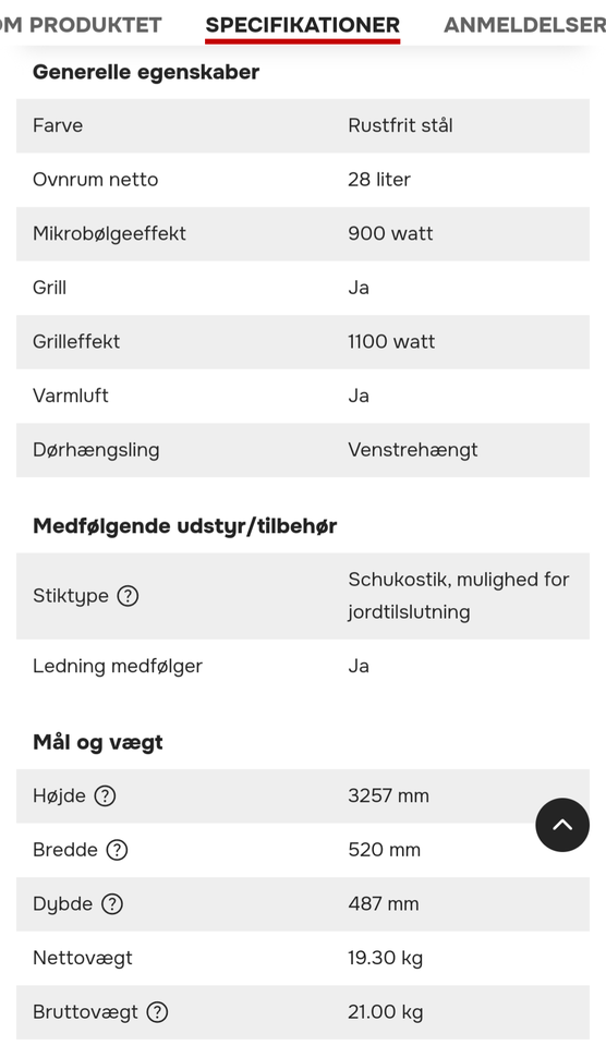 Kombiovn, mikroovn, mikrobølge