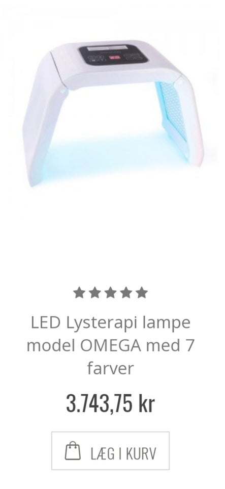 Klinikudstyr, Led lys terapi