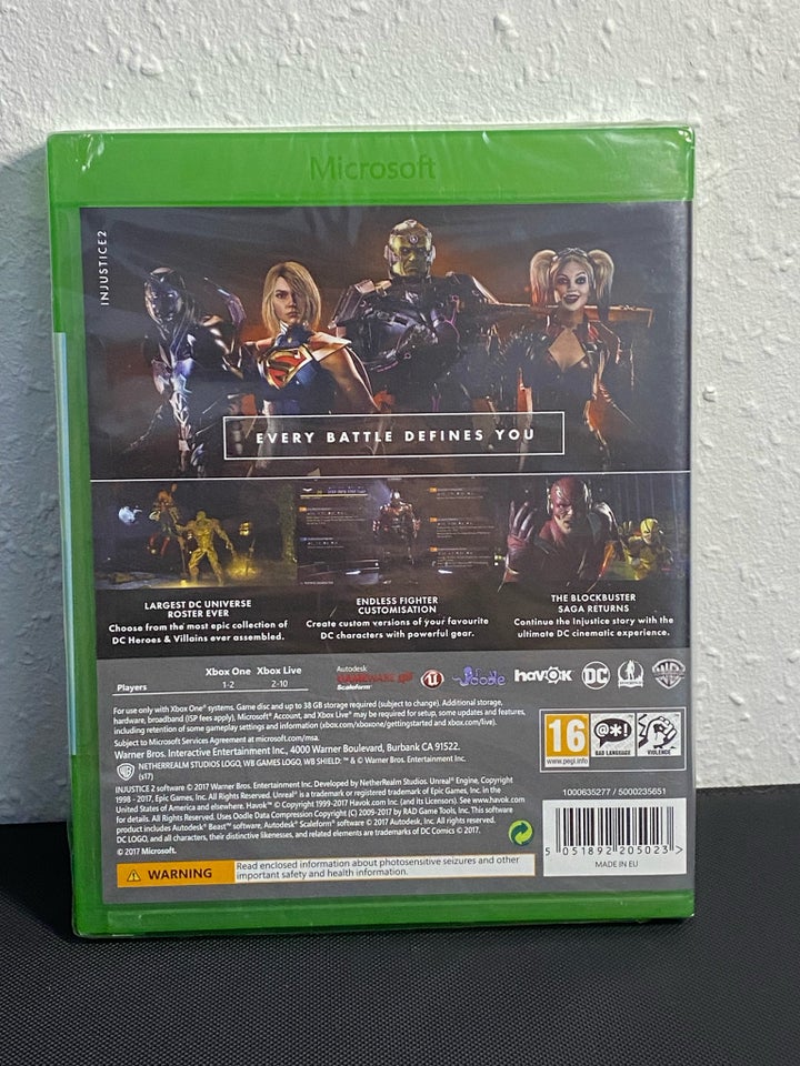 Forseglet Injustice 2 Xbox One