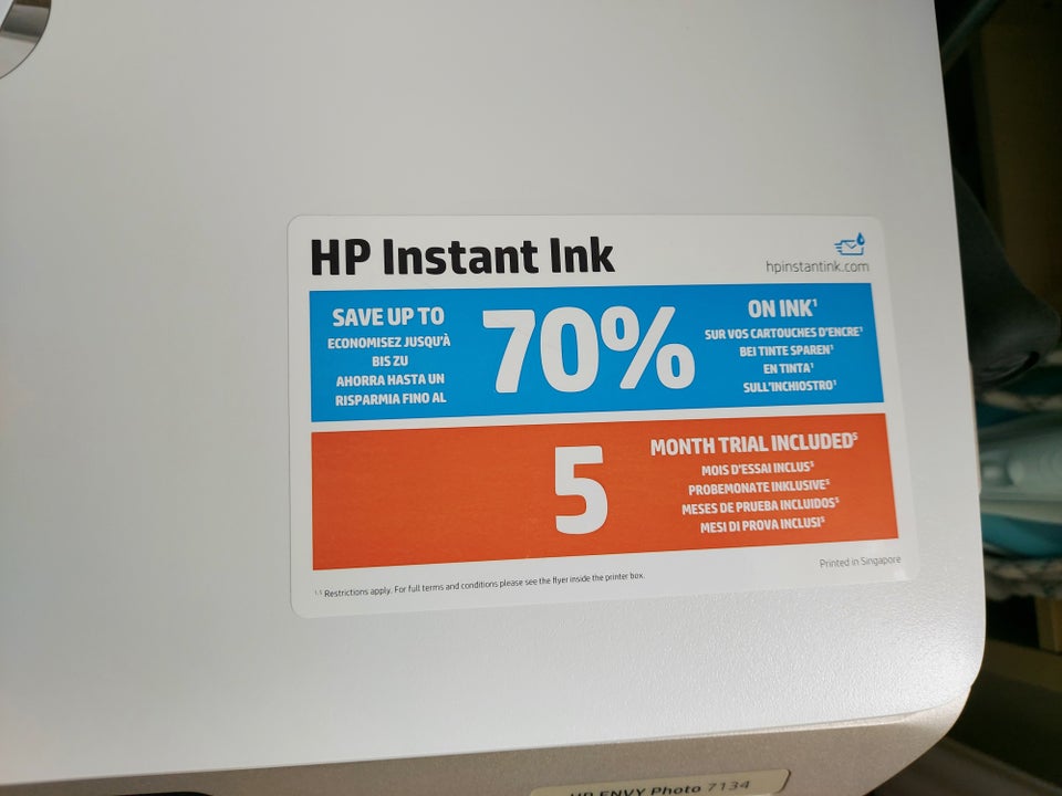 Fotoprinter, m. farve, HP