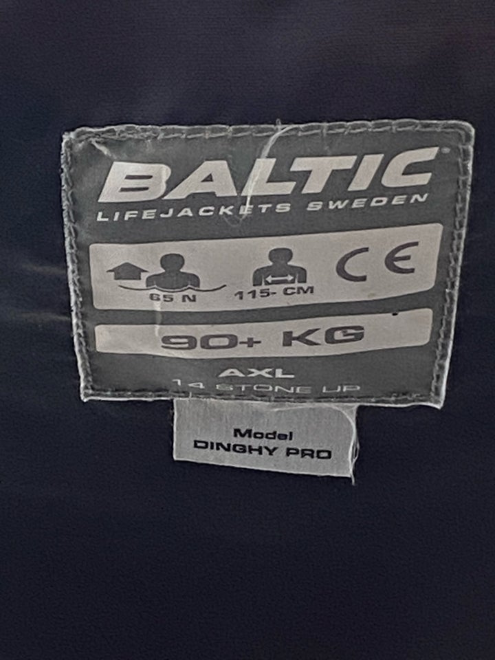 Redningsvest Baltic str +90kg