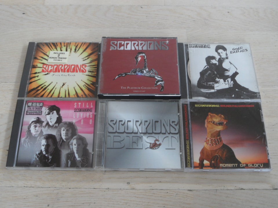 SCORPIONS: 6 CD MED SCORPIONS, rock