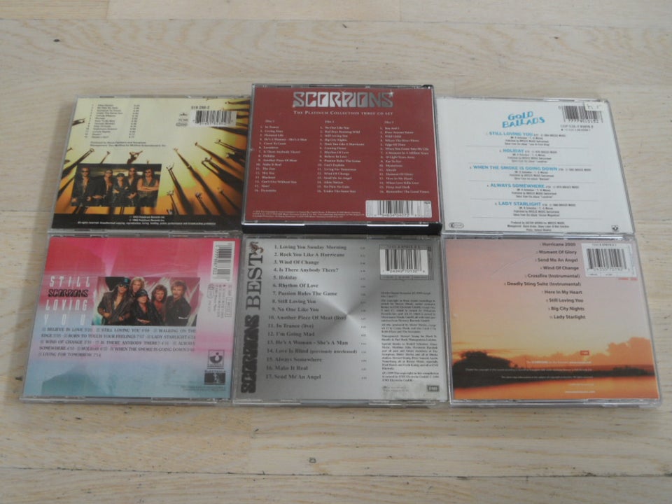 SCORPIONS: 6 CD MED SCORPIONS, rock