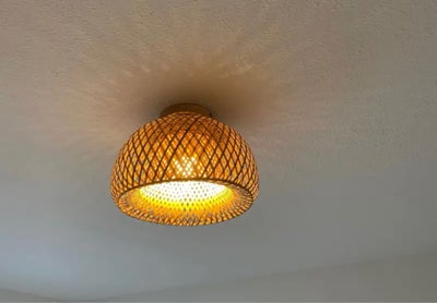 Anden loftslampe Håndflettet