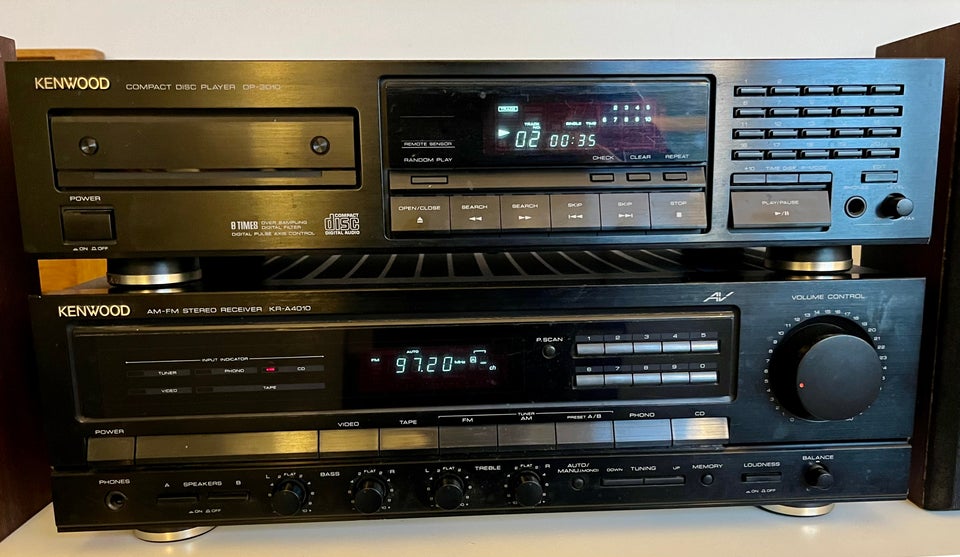 Stereoanlæg , Kenwood, KR-A4010 +