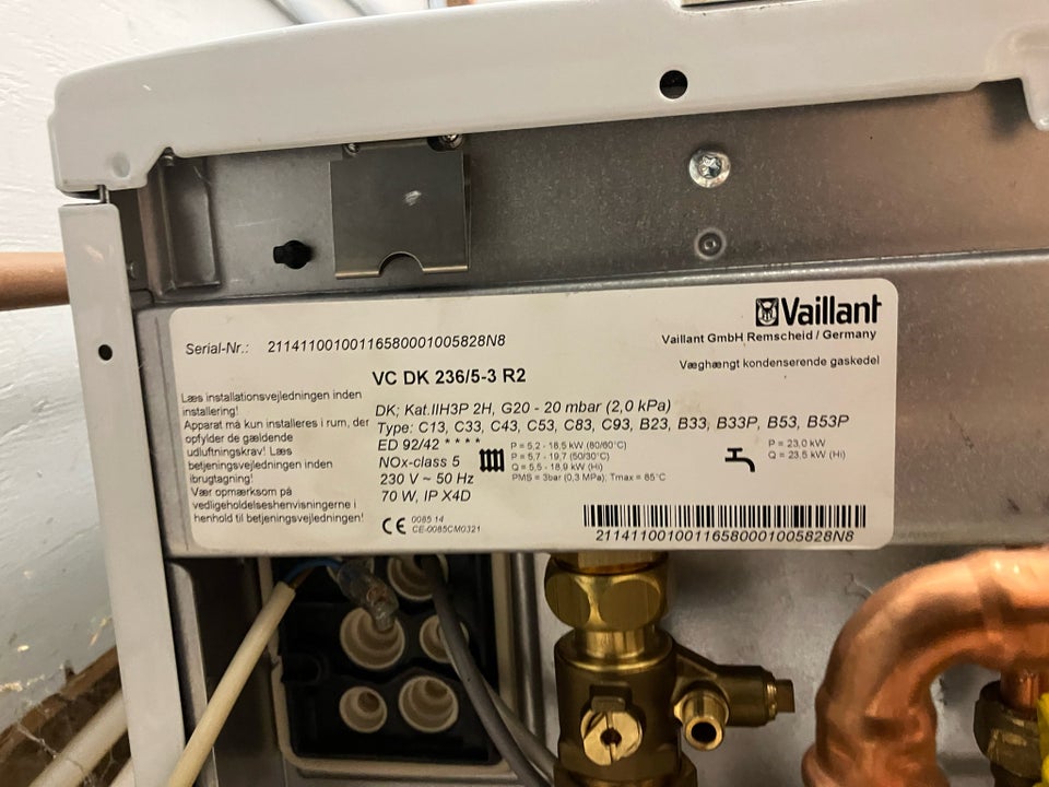 Gasfyr, Vaillant eco Pro