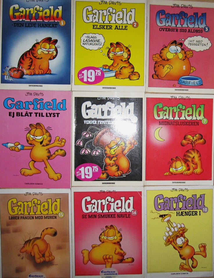 Garfield albums, Jim Davies,