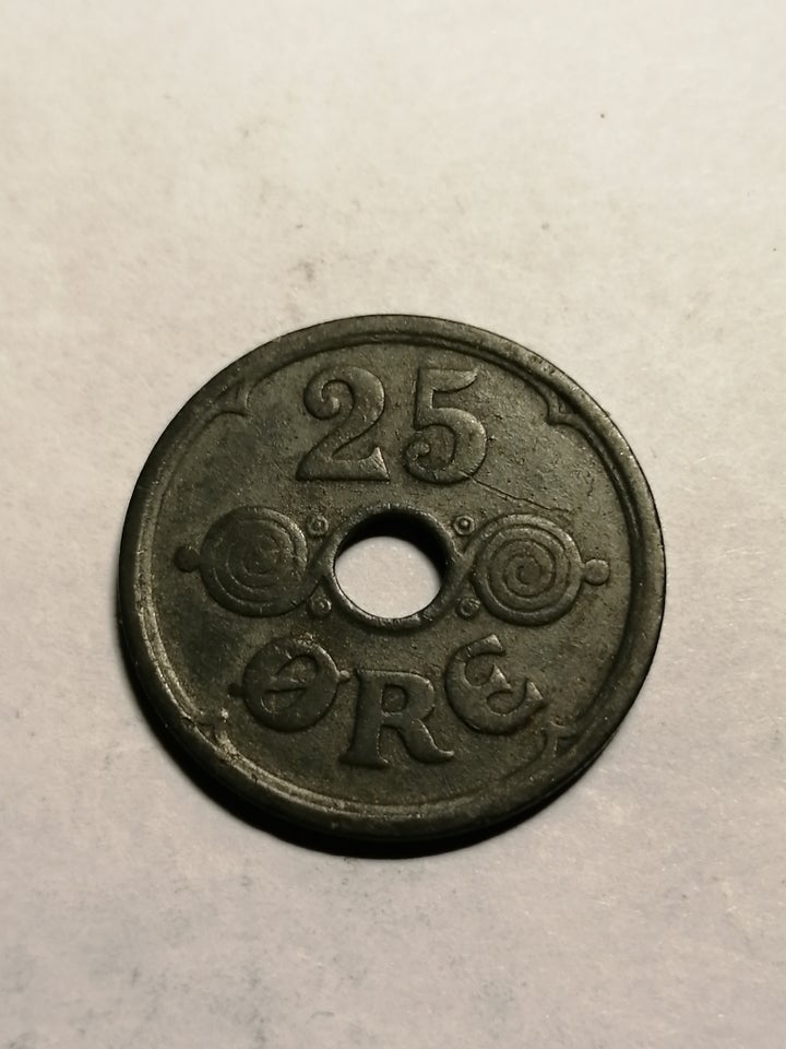 Danmark, mønter, 25 øre