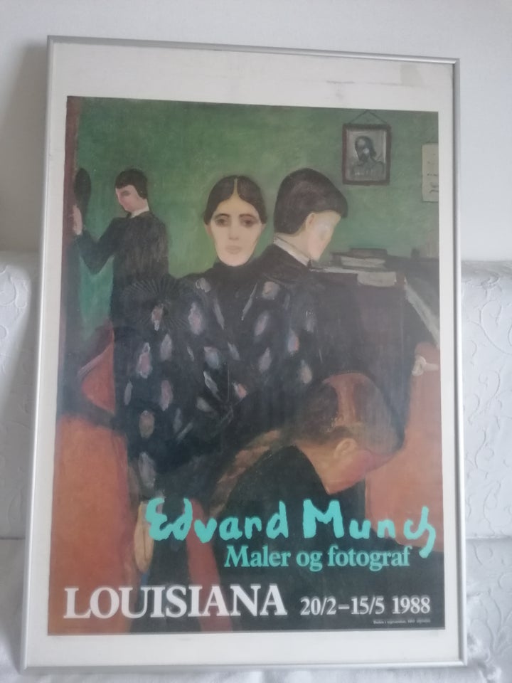 Plakat, Edvard Munch, motiv: Maler