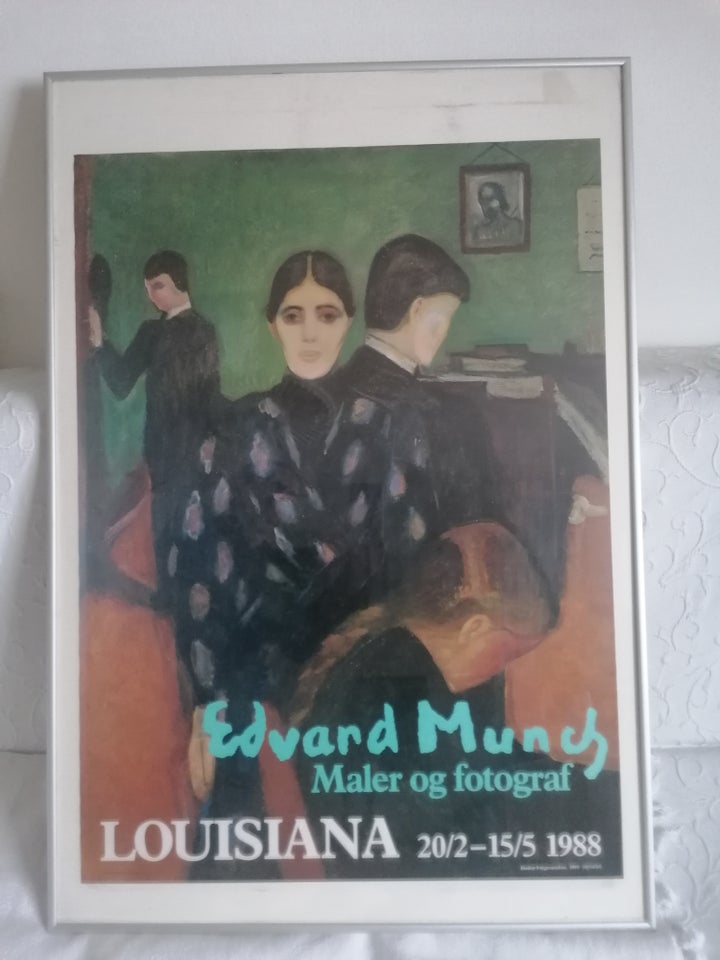 Plakat, Edvard Munch, motiv: Maler