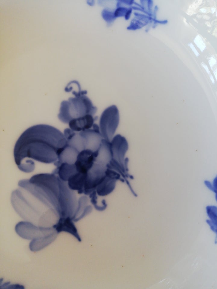 Porcelæn Dyb skål Blå blomst