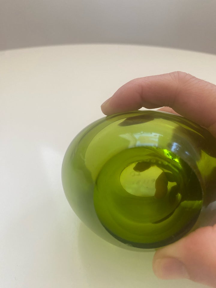 Glas Hjerte vase  Holmegaard