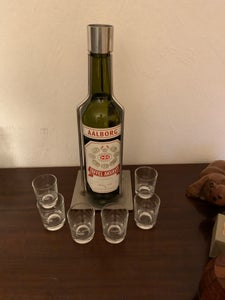 Glas Snapseglas Aalborg akvavit