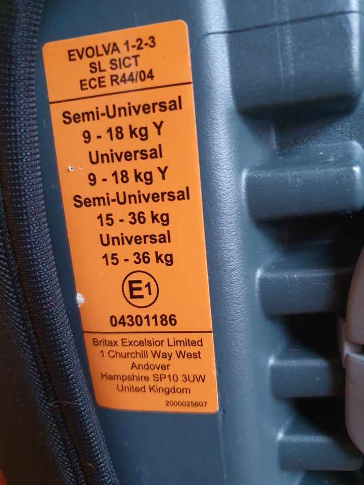 Autostol, op til 36 kg , Britax Römer