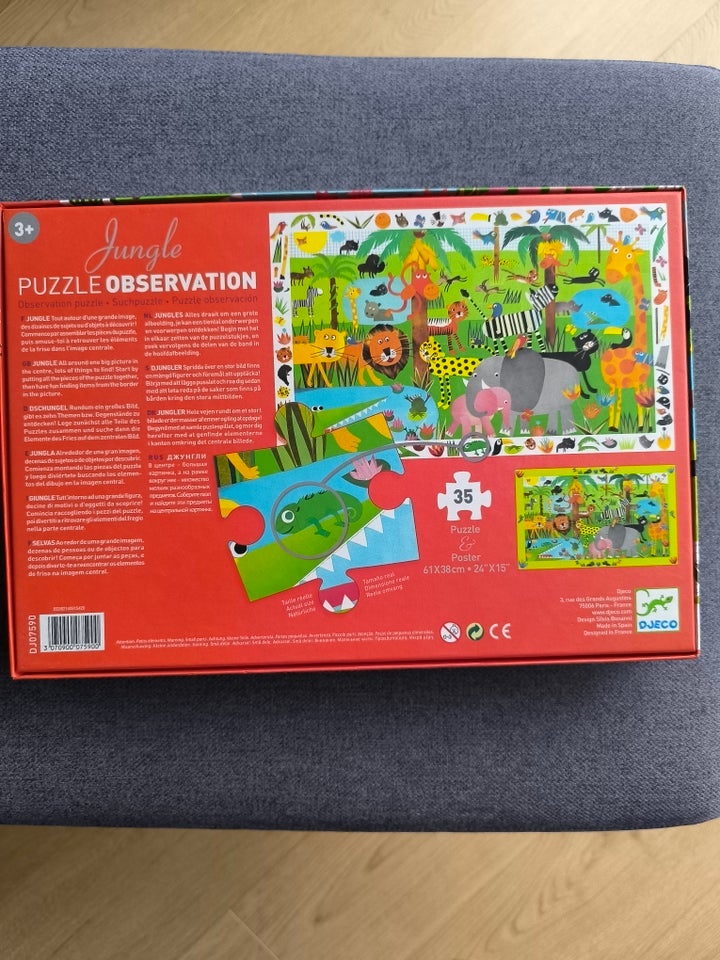 Puzzle Observation og poster