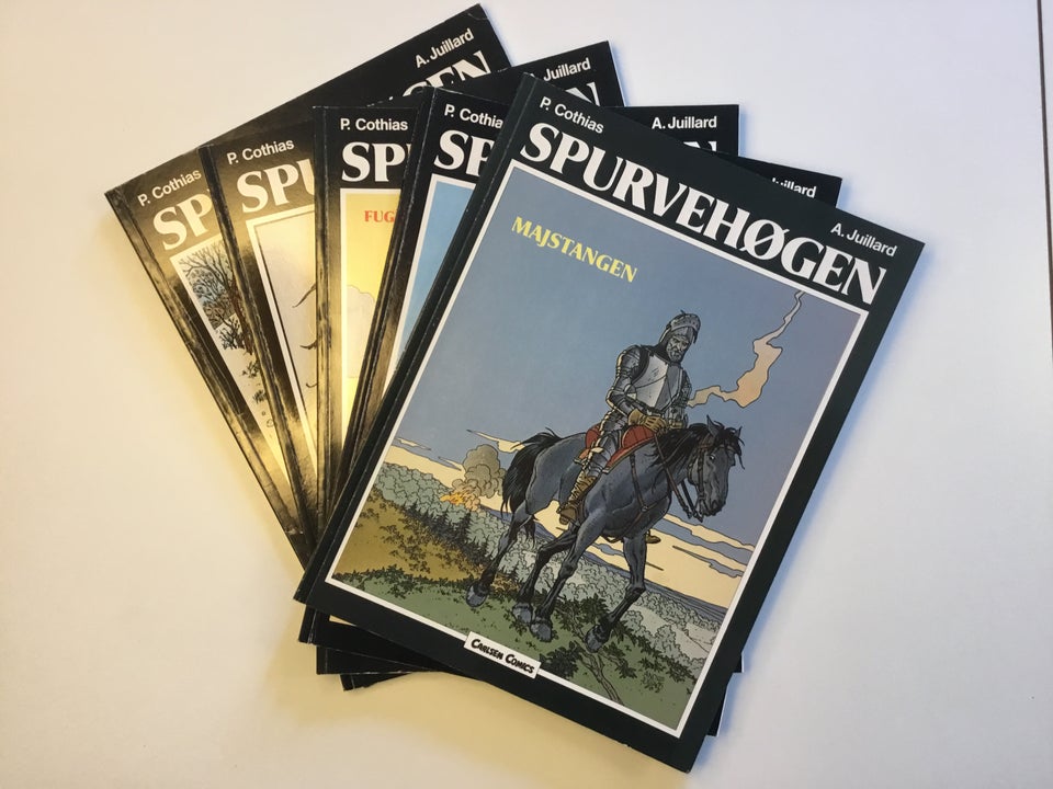 Spurvehøgen 1-5, Tegneserie