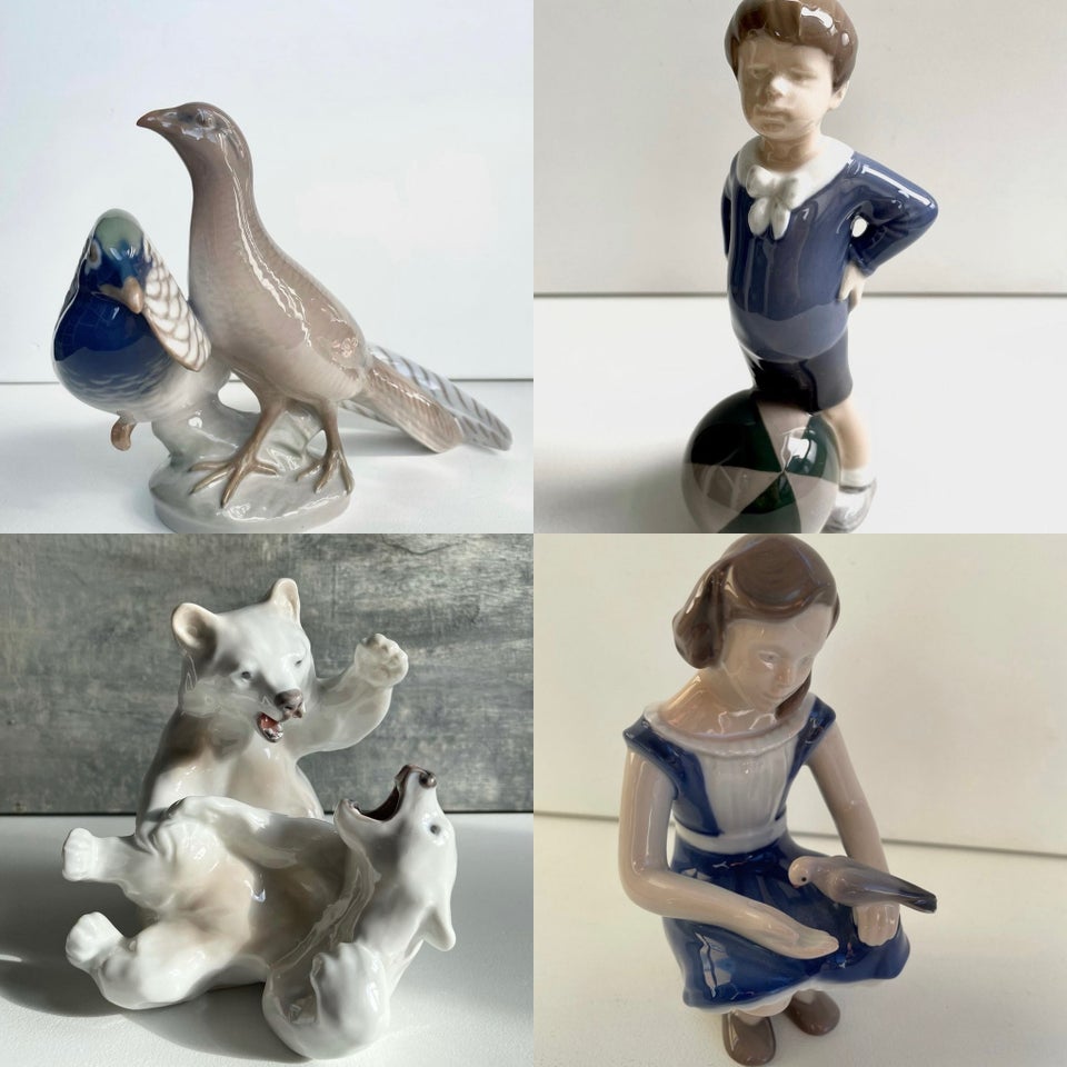 Porcelæn Figur  Royal og bing