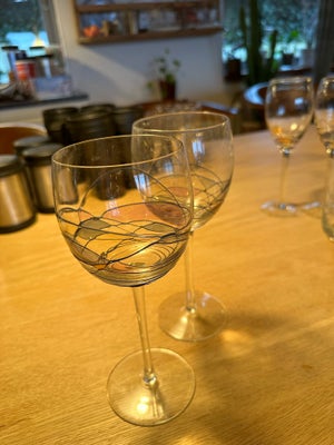 Porcelæn Vin glas  Ukendt