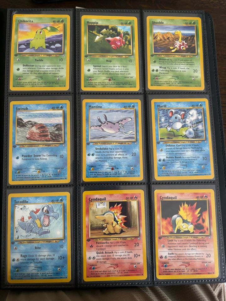 Samlekort Pokemon 1st edition