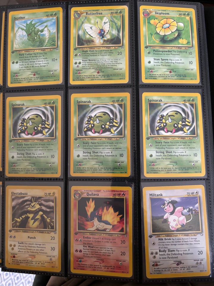 Samlekort Pokemon 1st edition