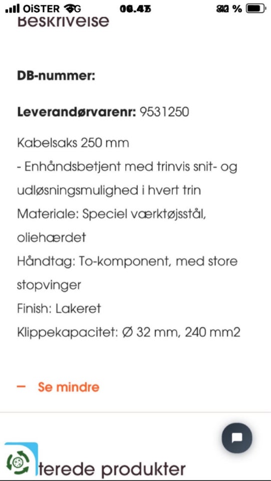 Andet håndværktøj, KNIPIX 95 31.