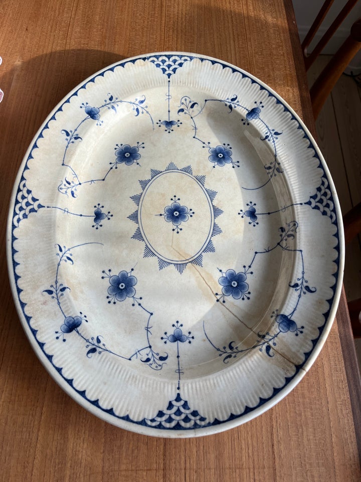 Fajance Porcelæn fad