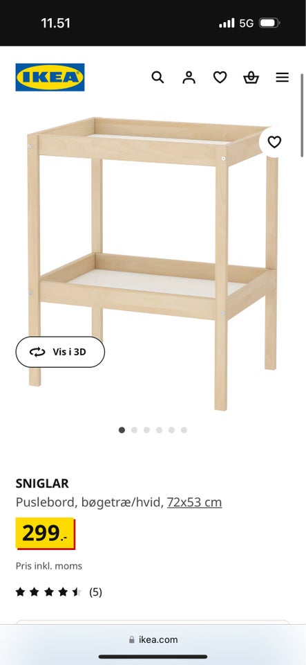 Puslebord, IKEA