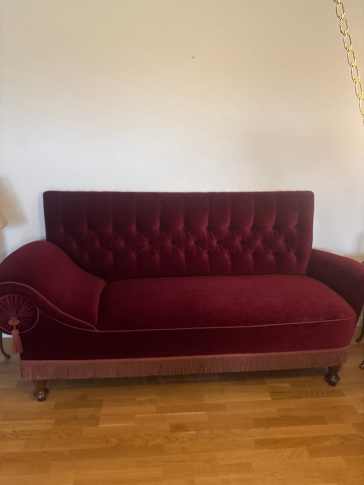 Sofa, velour, 3 pers.