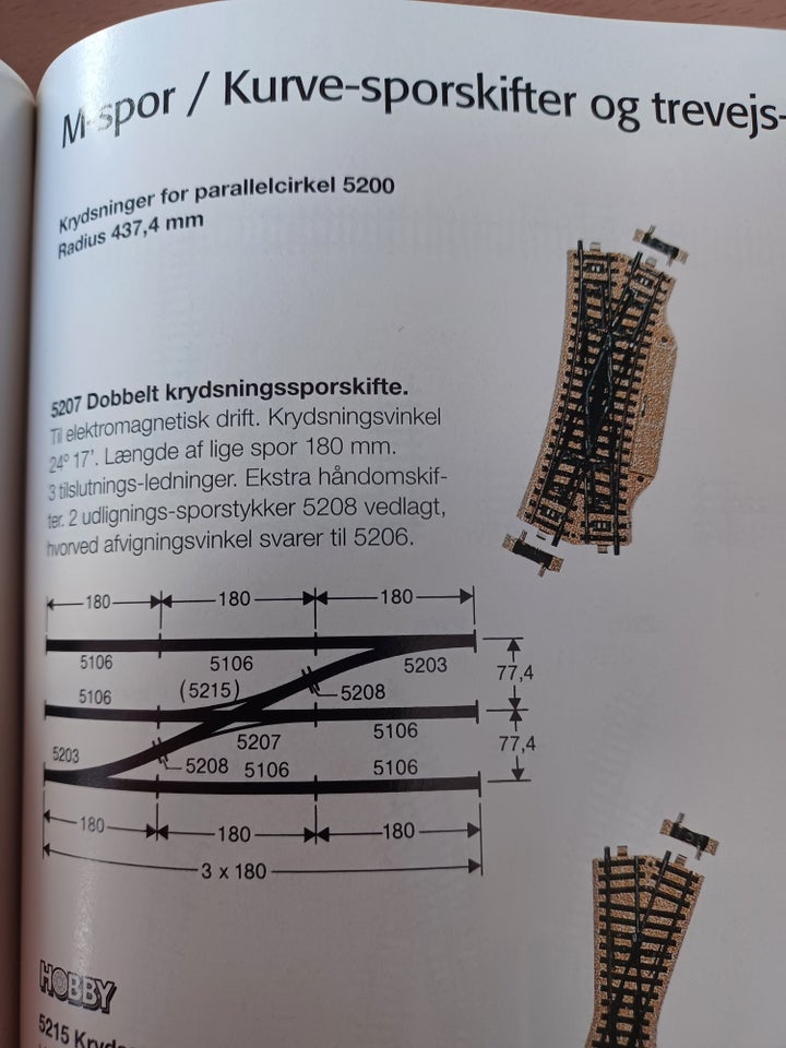 Modeltog Märklin Sporskifte