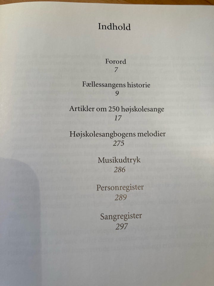 “Sanghåndbogen” Artikler om 250