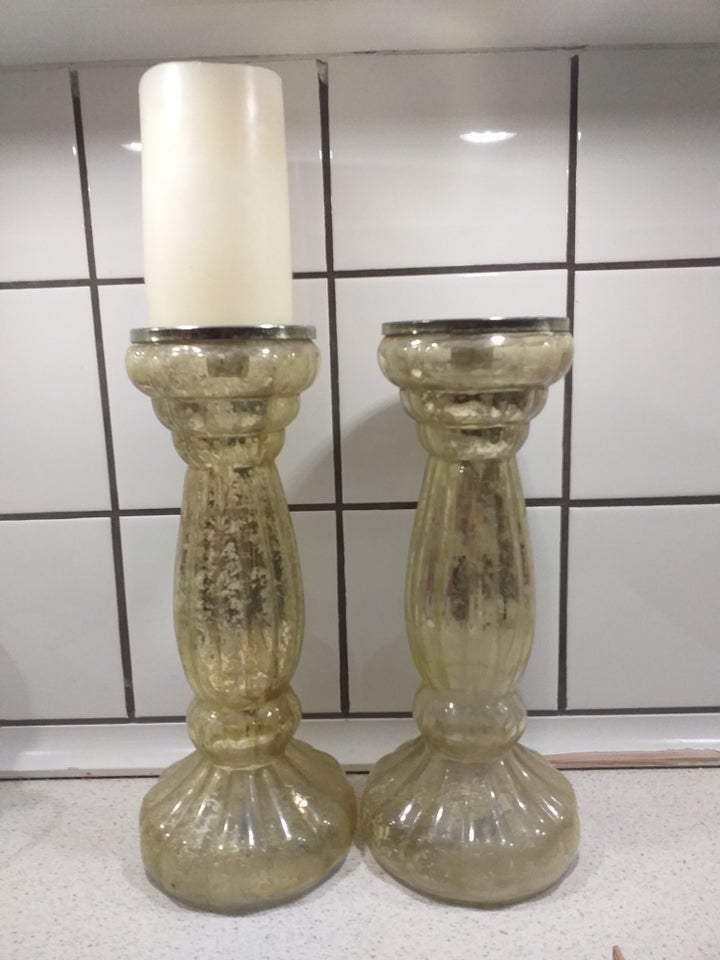 2 GLAS STAGER, LYSESTAGER, .