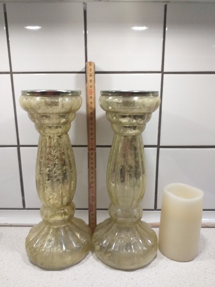 2 GLAS STAGER, LYSESTAGER, .