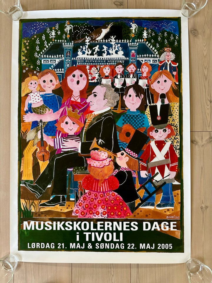 Plakat, motiv: Musik skolernes